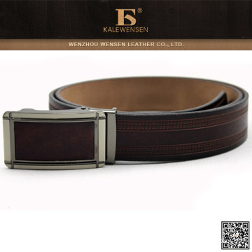 2015 Latest fashion formal automatic buckle leather belt for men